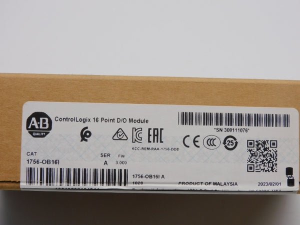 ALLEN BRADLEY 1756-OB16I SER. A F/W 3.003 DATE: 2023 NSFS