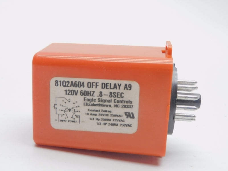 EAGLE SIGNAL 81Q2A604 120V 10A .8-8SEC NSNP