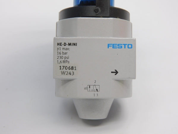 FESTO HE-D-MINI 170681 230PSI NSMP