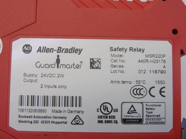 ALLEN BRADLEY 440R-H23178 SER. A 24VDC (WH) NSMP