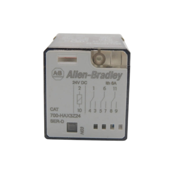 ALLEN BRADLEY 700-HAX3Z24 SER. D 24VDC 6A NSNP