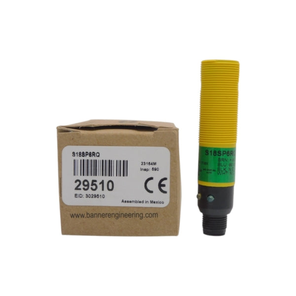 BANNER ENGINEERING S18SP6RQ 29510 10-30VDC NSMP