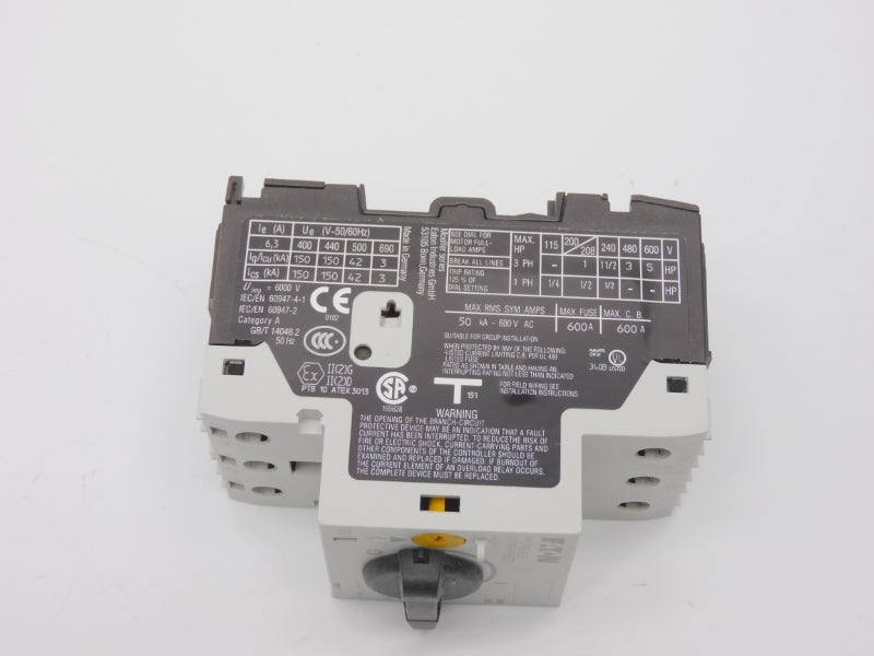 EATON PKZM0-6.3 XTPR6P3BC1NL 690V 4.0-6.3A NSMP