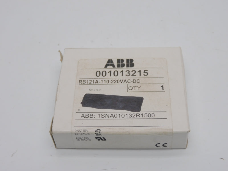 ABB 001013215 RB121A-110-220VAC-DC 220VAC 10A NSMP