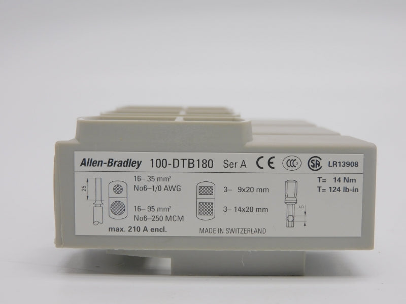 ALLEN BRADLEY 100-DTB180 SER. A 210A (PKG OF 2) NSMP