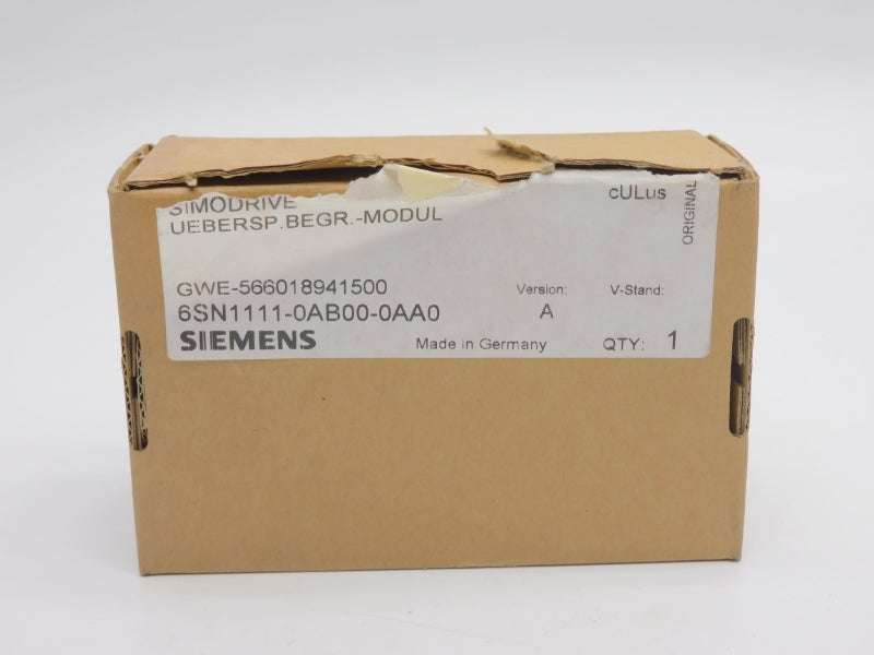 SIEMENS 6SN1111-0AB00-0AA0 VER. A NSMP