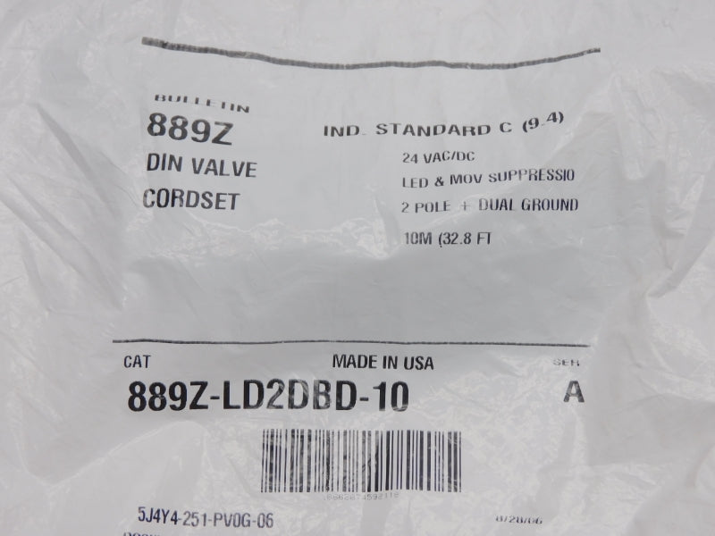 ALLEN BRADLEY 889Z-LD2DBD-10 SER. A 24VAC/DC NSMP