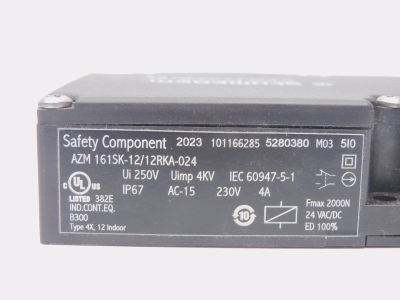 SCHMERSAL AZM161SK-12/12RKA-024 19441701 250V 4A NSMP