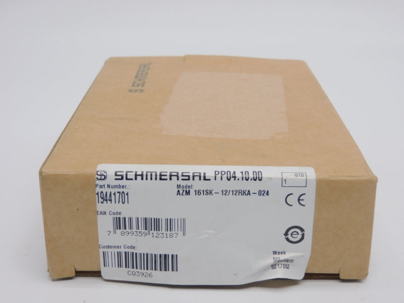 SCHMERSAL AZM161SK-12/12RKA-024 19441701 250V 4A NSMP