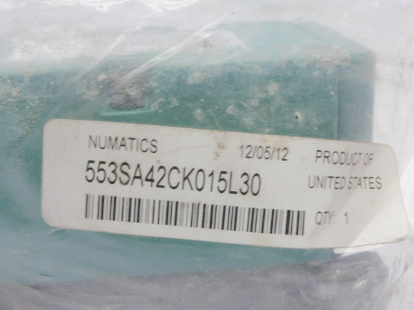 NUMATICS 553SA42CK015L30 110/120V .37A 150PSI NSMP