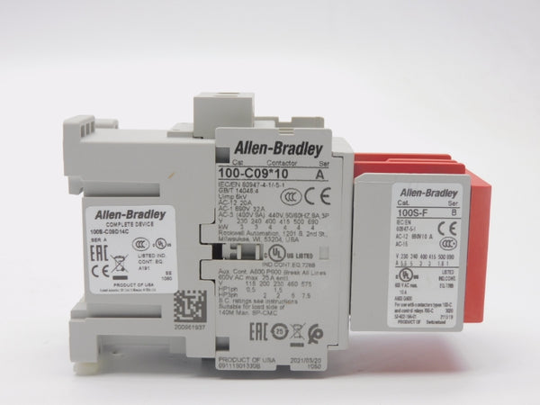 ALLEN BRADLEY 100S-C09D14C SER. A 110/120V 32A (BR/WH) NSMP