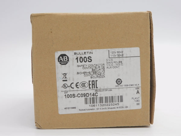 ALLEN BRADLEY 100S-C09D14C SER. A 110/120V 32A (BR/WH) NSMP