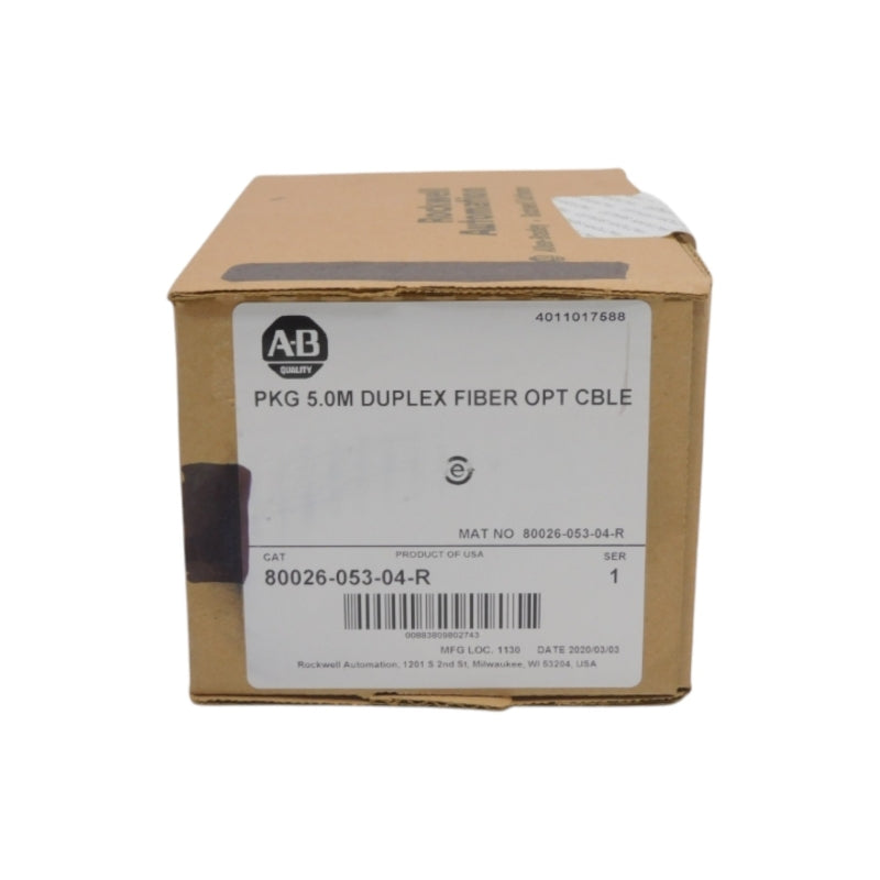 ALLEN BRADLEY 80026-053-04-R SER. A DATE: 2020 5.0M (BR/WH) NSFS