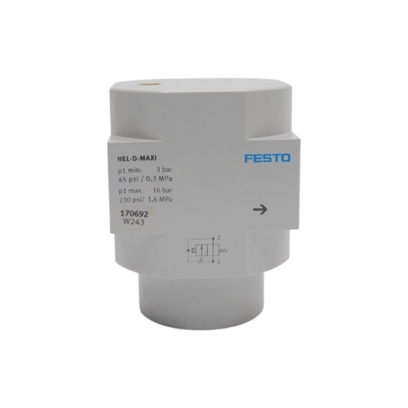 FESTO HEL-D-MAXI 170692 230PSI NSNP