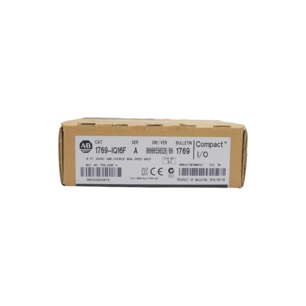 ALLEN BRADLEY 1769-IQ16F SER. A F/W 3.1 24VDC DATE: 2014 NSFS