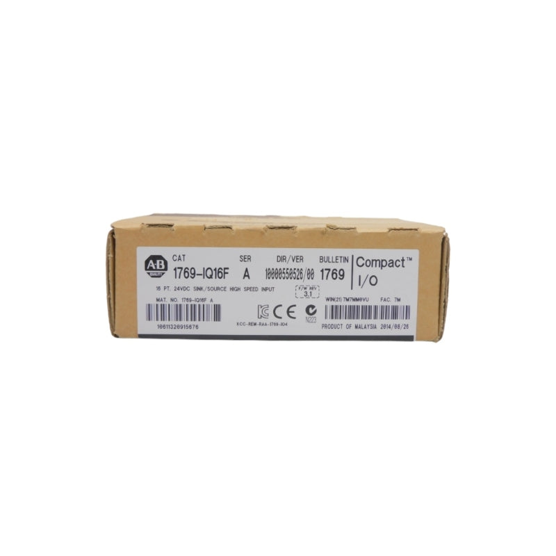 ALLEN BRADLEY 1769-IQ16F SER. A F/W 3.1 24VDC DATE: 2014 NSFS