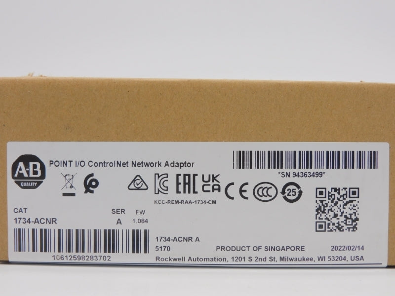 ALLEN BRADLEY 1734-ACNR SER. A F/W 1.084 DATE: 2022 NSFS