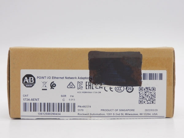 ALLEN BRADLEY 1734-AENT SER. C F/W 6.013 24VDC 10A NSMP