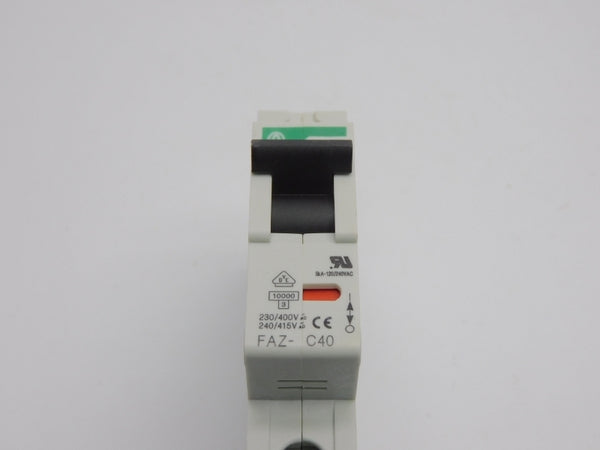 KLOCKNER MOELLER FAZ-C40 240VAC 40A (AS PICTURED) NSNP