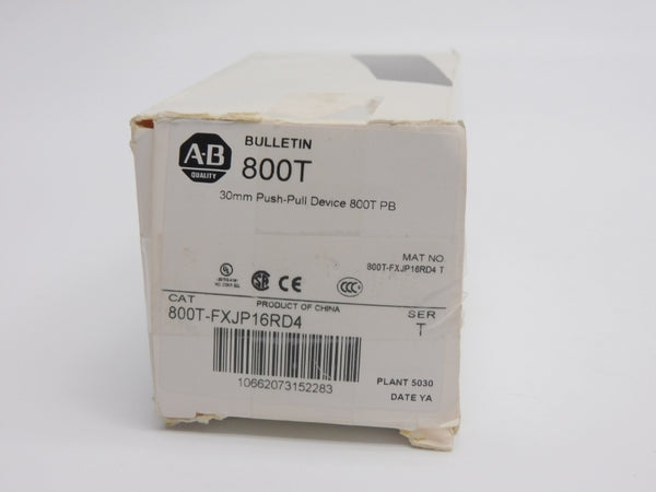 ALLEN BRADLEY 800T-FXJP16RD4 SER. T 120V (NO ACCESSPROES) (WH) NSMP