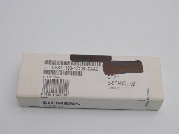 SIEMENS 6ES7193-4CC20-0AA0 VER. 02 NSFS