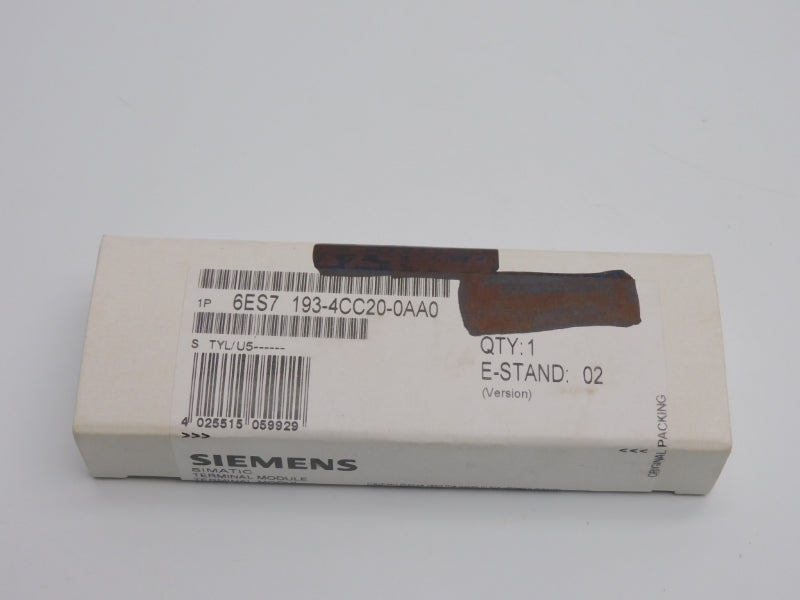 SIEMENS 6ES7193-4CC20-0AA0 VER. 02 NSFS
