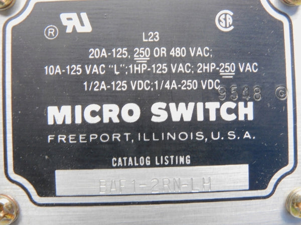 HONEYWELL BAF1-2RN-LH 480VAC 20A NSMP