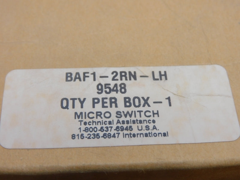 HONEYWELL BAF1-2RN-LH 480VAC 20A NSMP