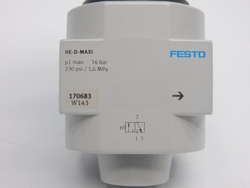 FESTO HE-D-MAXI 170683 230PSI NSMP