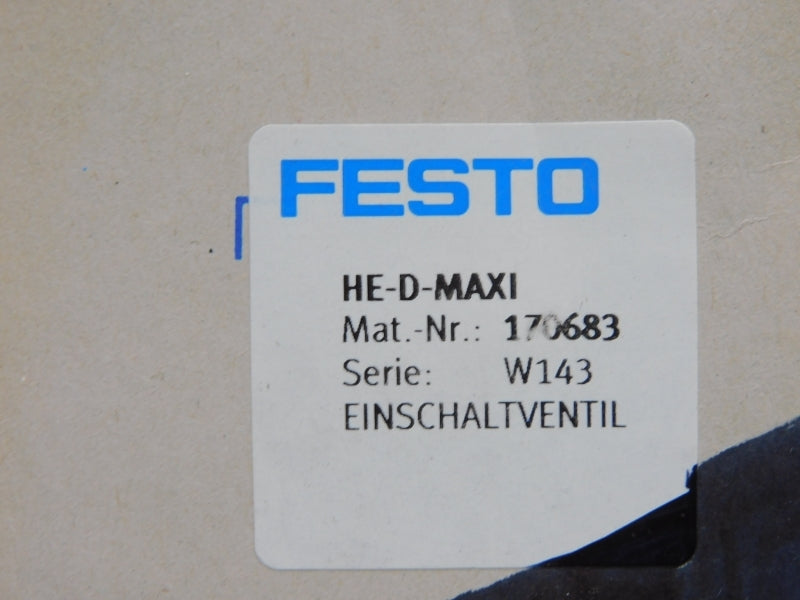 FESTO HE-D-MAXI 170683 230PSI NSMP