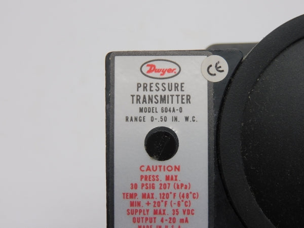 DWYER 604A-0 35VDC 30PSI NSMP