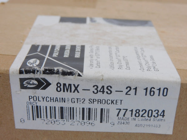 GATES 8MX-34S-21 1610 RPM:8555 NSMP