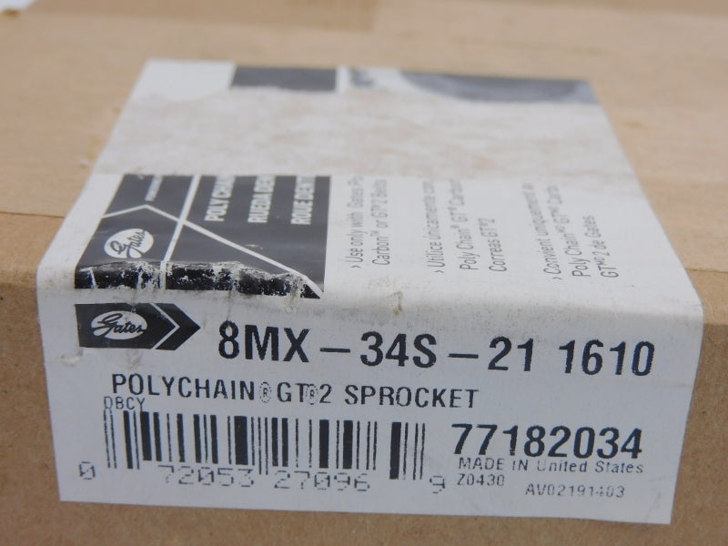 GATES 8MX-34S-21 1610 RPM:8555 NSMP