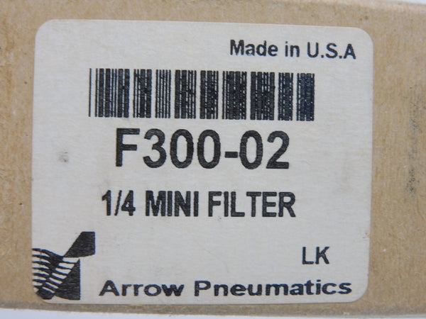 ARROW PNEUMATICS F300-02 1/4" NSMP