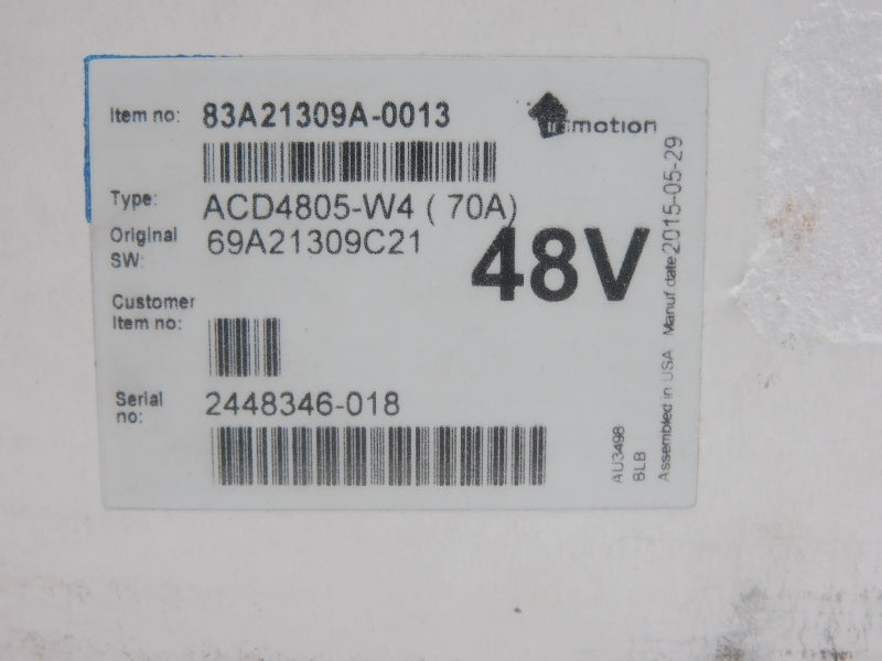 IN MOTION 83A21309A-0013 ACD4805-W4 48V 70A NSMP