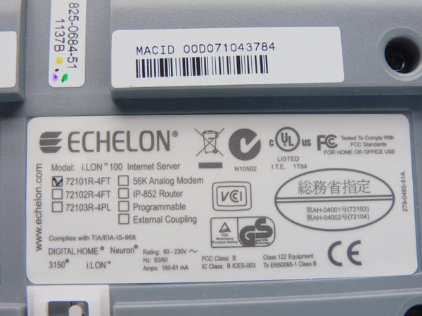 ECHELON 72101R-430 90-230V NSMP
