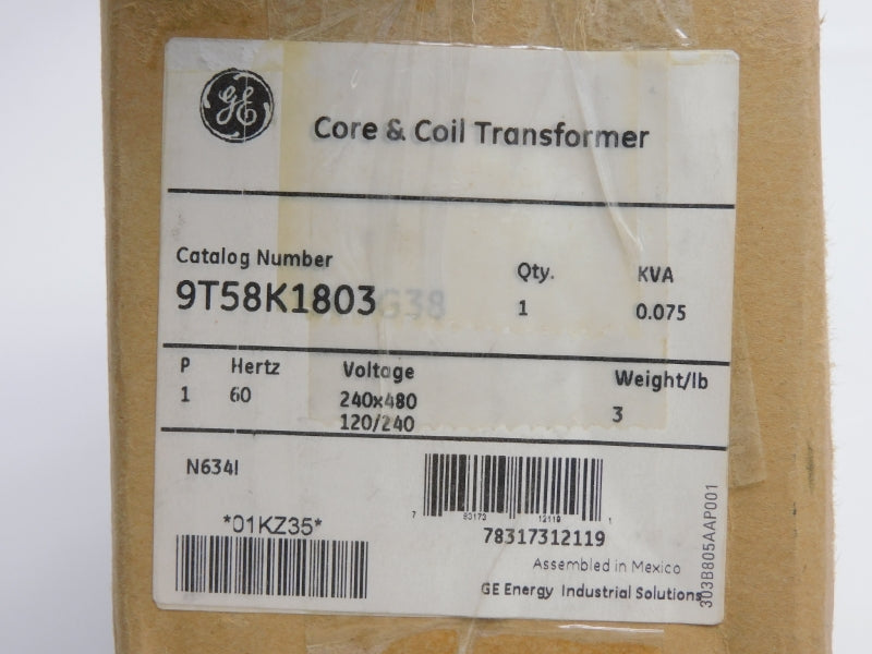 GENERAL ELECTRIC 9T58K1803 240/480V NSMP