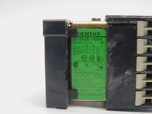 SIEMENS 3TJ5000-0BB4 24V 16A UNMP
