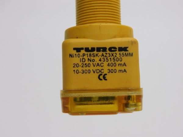 TURCK NI10-P18SK-AZ3X2 4351500 10-300VDC 55MM UNMP