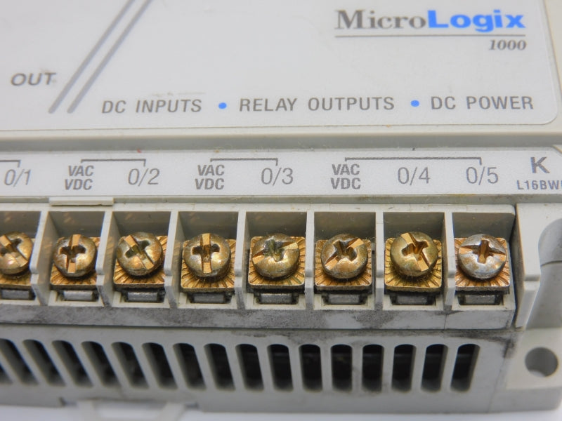 ALLEN BRADLEY 1761-L16BWB SER. C F/W 3.0 24VDC (NO DOOR) UNMP