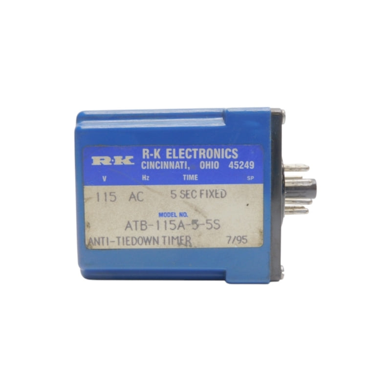 R-K ELECTRONICS ATB-115A-5-5S 115VAC 5SEC UNMP