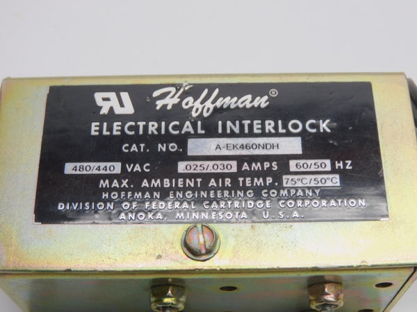 HOFFMAN A-EK460NDH 480/440VAC .025/.030A UNMP