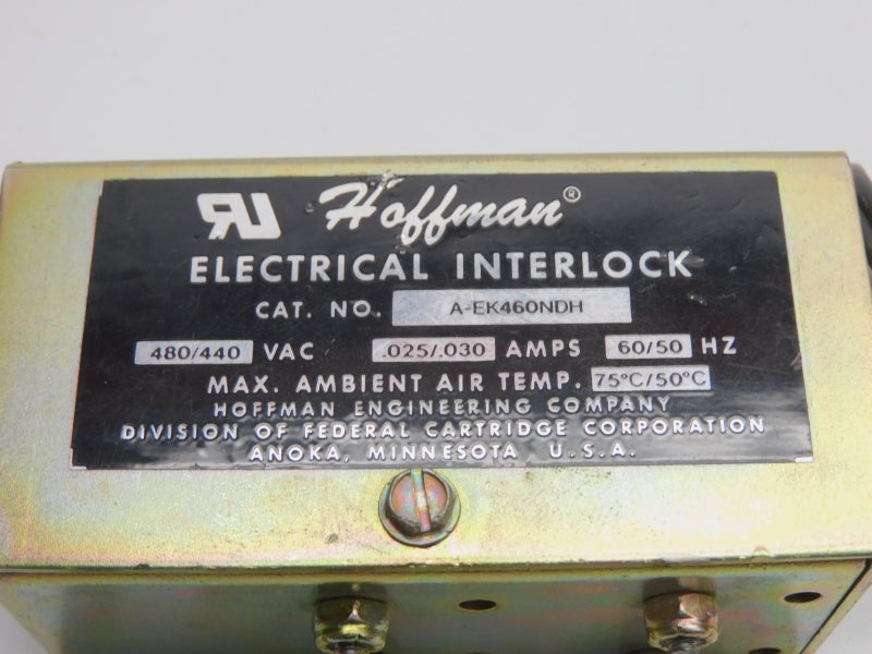 HOFFMAN A-EK460NDH 480/440VAC .025/.030A UNMP