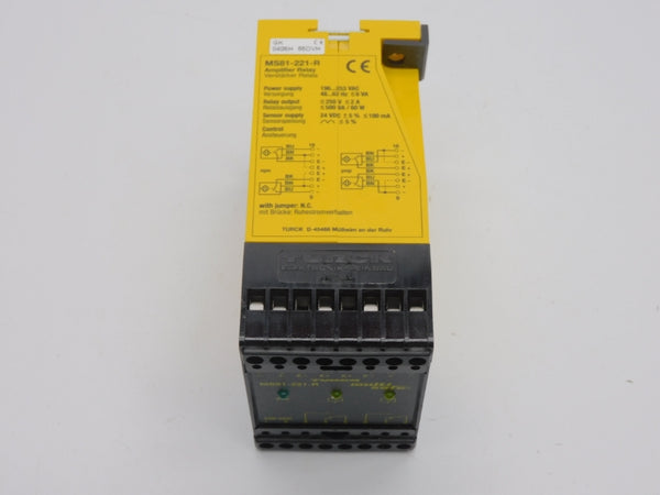 TURCK MS81-221-R/230VAC 05121 196-253VAC 2A NSMP