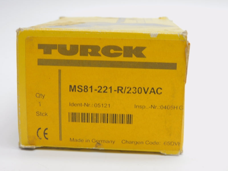 TURCK MS81-221-R/230VAC 05121 196-253VAC 2A NSMP