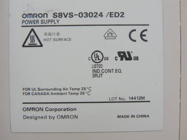 OMRON S8VS-03024/ED2 100-240VAC 1.3A NSNP