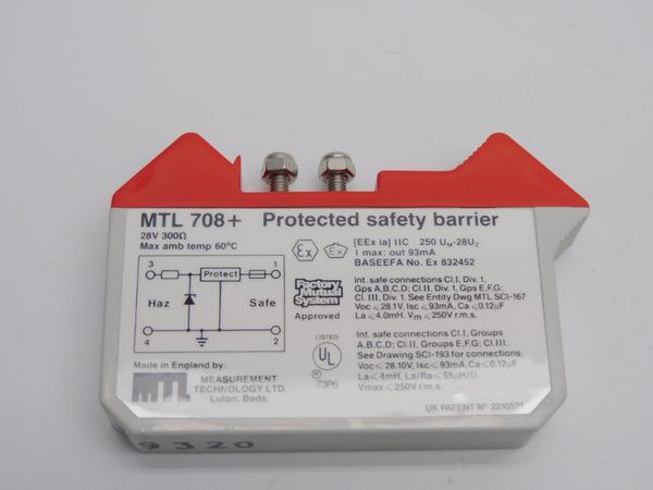 MTL MTL708+ 28V NSNP