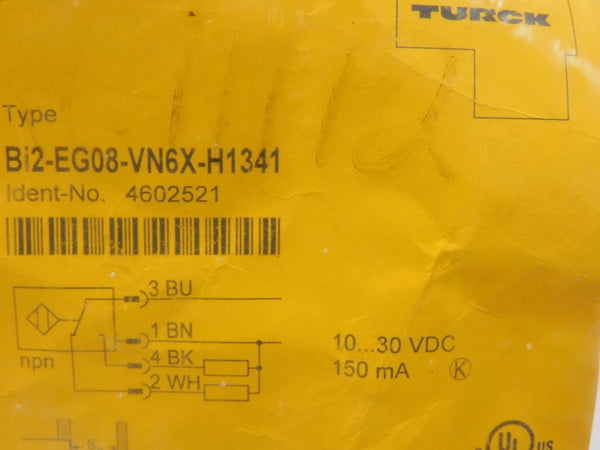 TURCK BI2-EG08-VN6X-H1341 4602521 10-30VDC NSMP