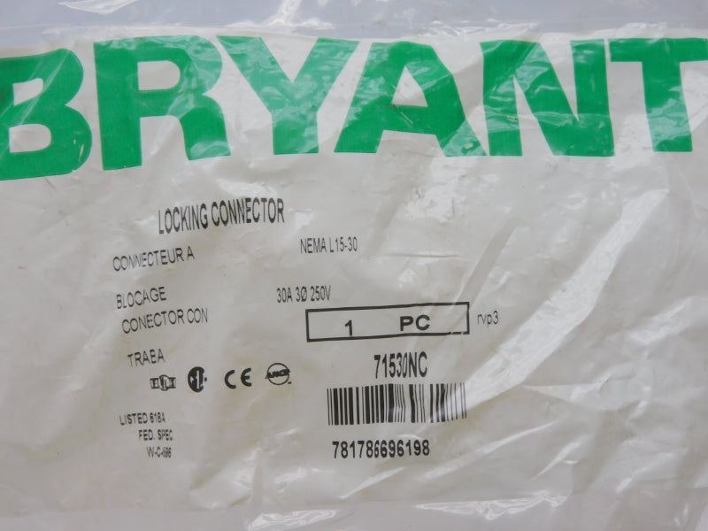BRYANT 71530NC 250V 30A NSMP