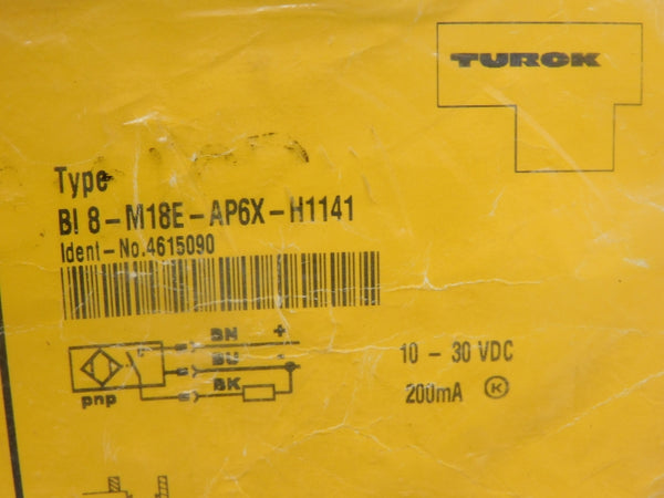 TURCK BI8-M18E-AP6X-H1141 4615090 10-30VDC NSMP